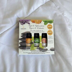Nature's Remedy 3 pack essential‎ oil Aromatherapy Kit New In Box Stress Away